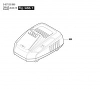 Bosch 2 607 225 977 AL 1830 CV Fast Charger 18 V / ROK Spare Parts